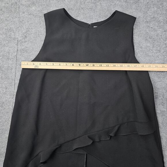Amanda Uprichard Sleeveless Top Womens Large Asymmetrical Hem Layered Blouse - Picture 2 of 6